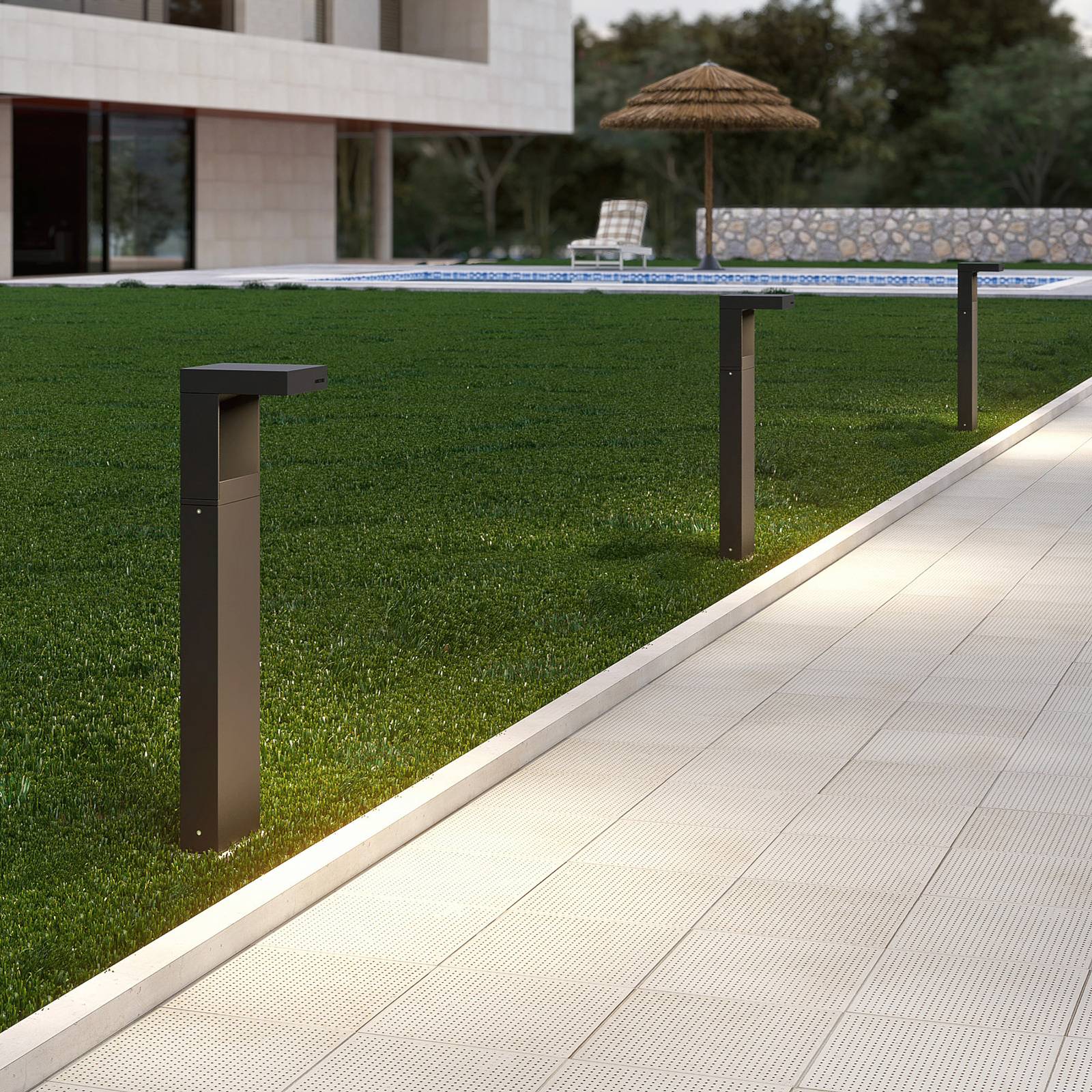 Arcchio 9616211 Osvětlení příjezdové cesty s čidlem pohybu