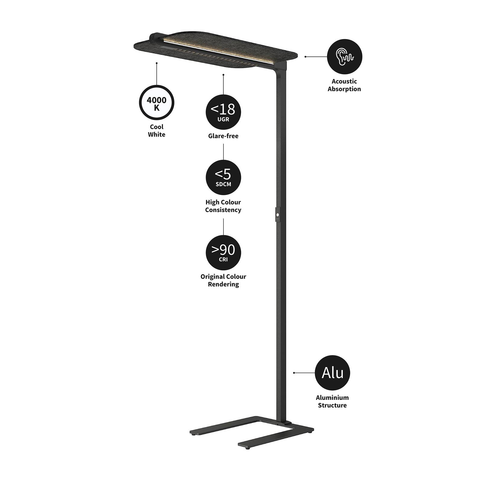 Arcchio 9913011 Stojací lampa