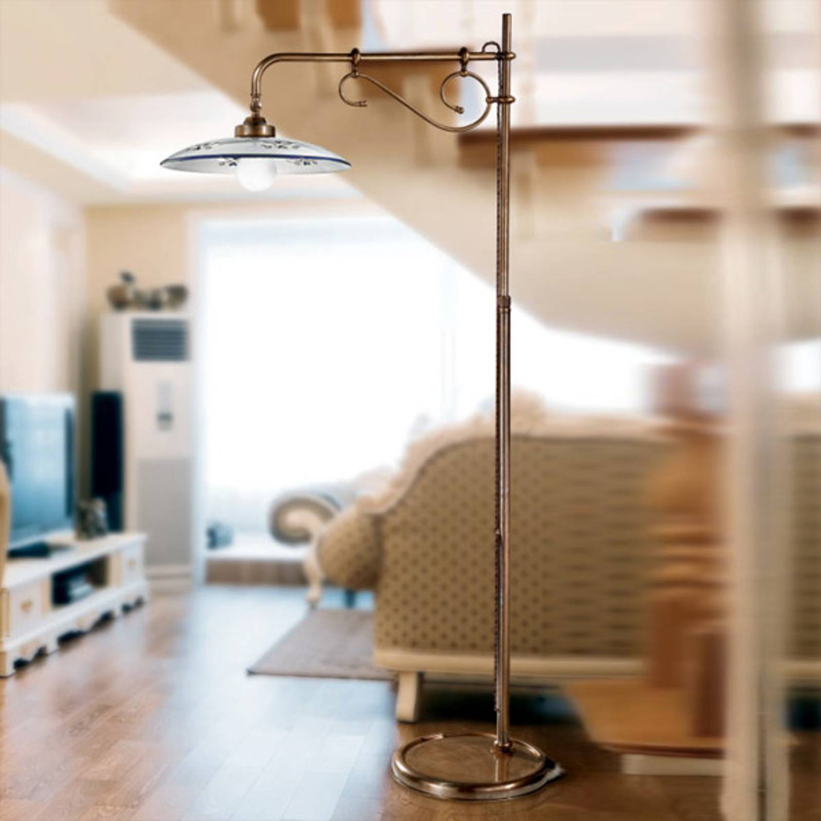 Cremasco 375/1P-CE1-BL Stojací lampy