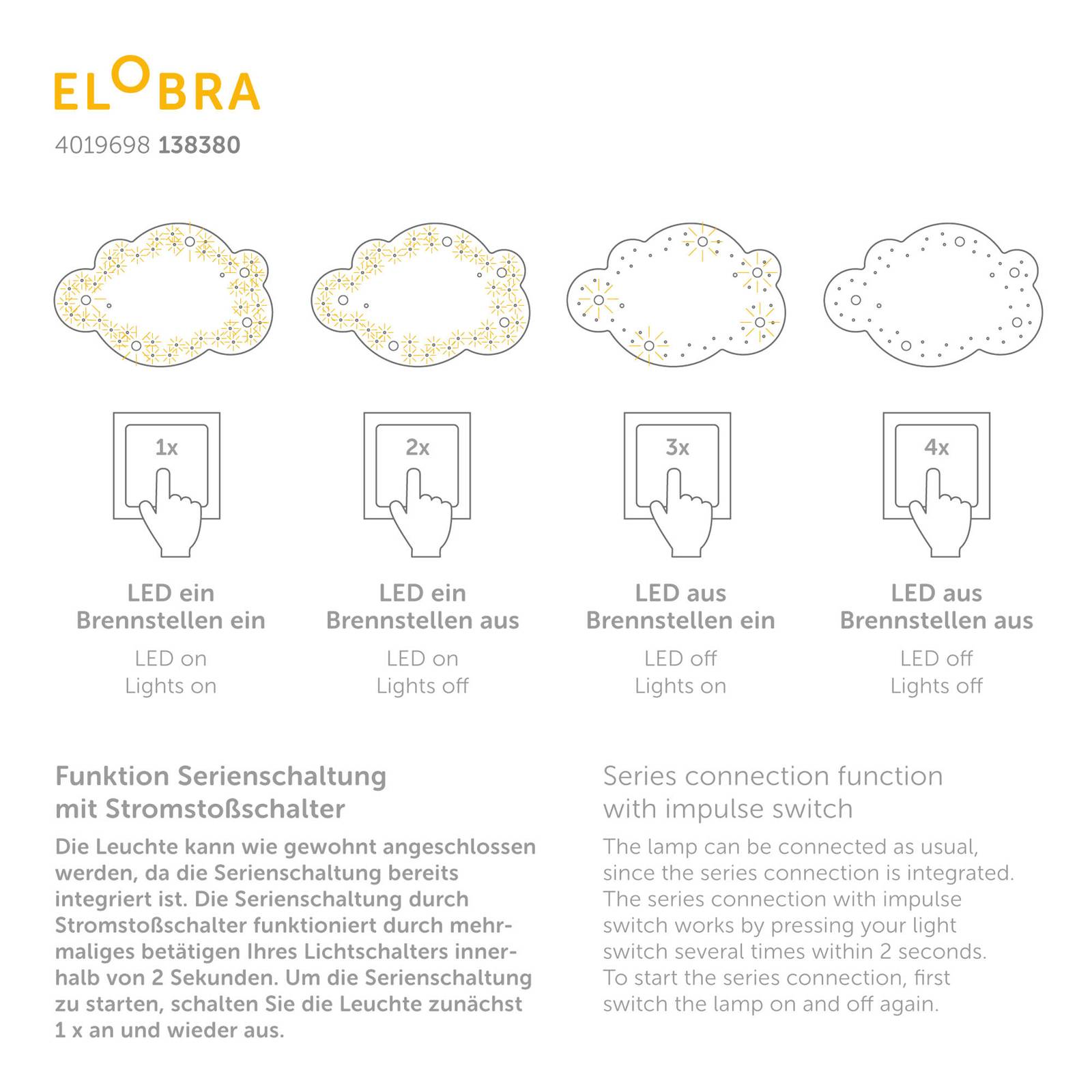 Elobra Stropní svítidla