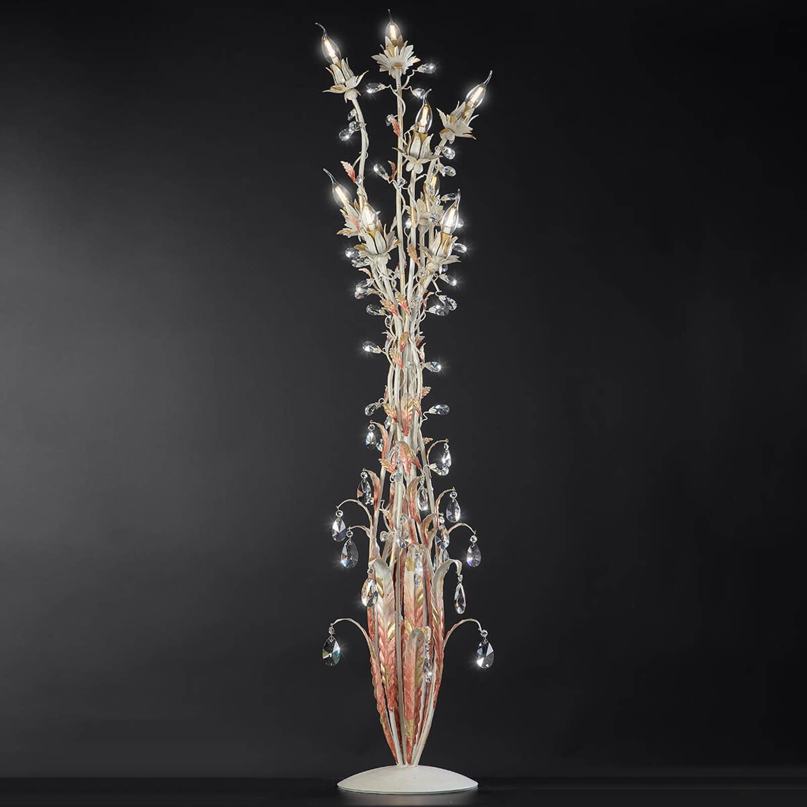 Ferro Luce 360/8 FS white red g Stojací lampy