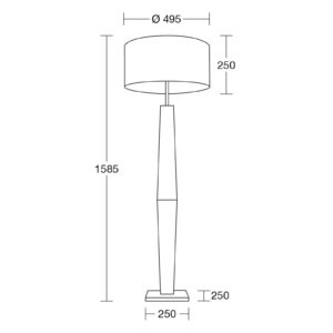 HerzBlut Stojací lampy