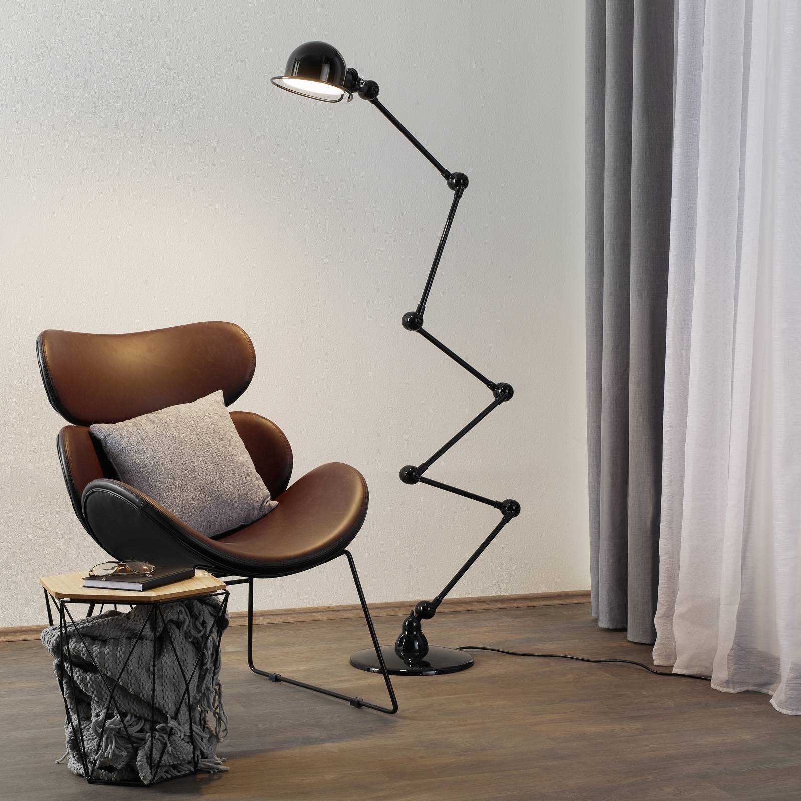 JIELDÉ D9406INOB Stojací lampy