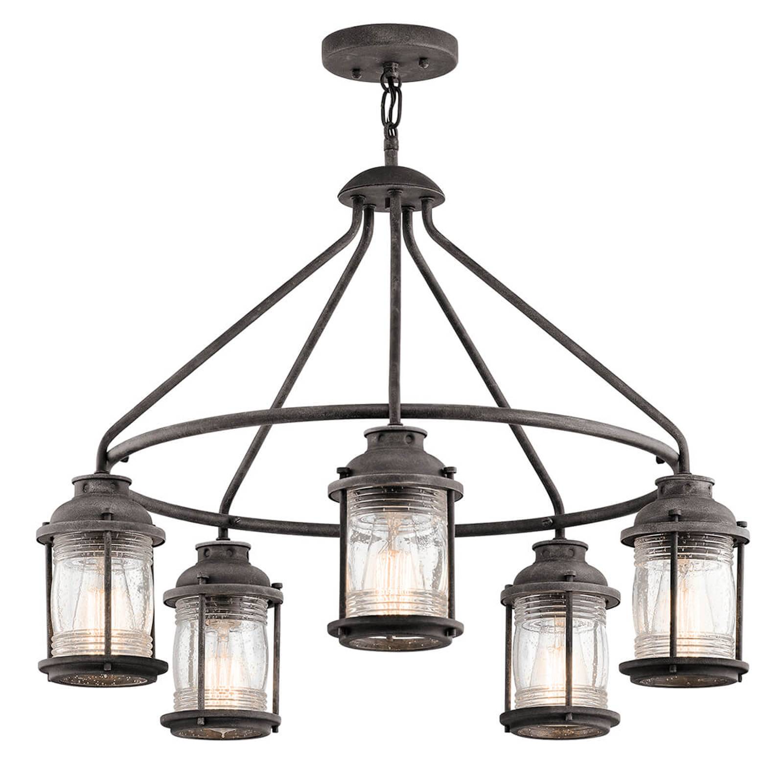 KICHLER KL/ASHLANDBAY/5P Závěsná venkovní svítidla