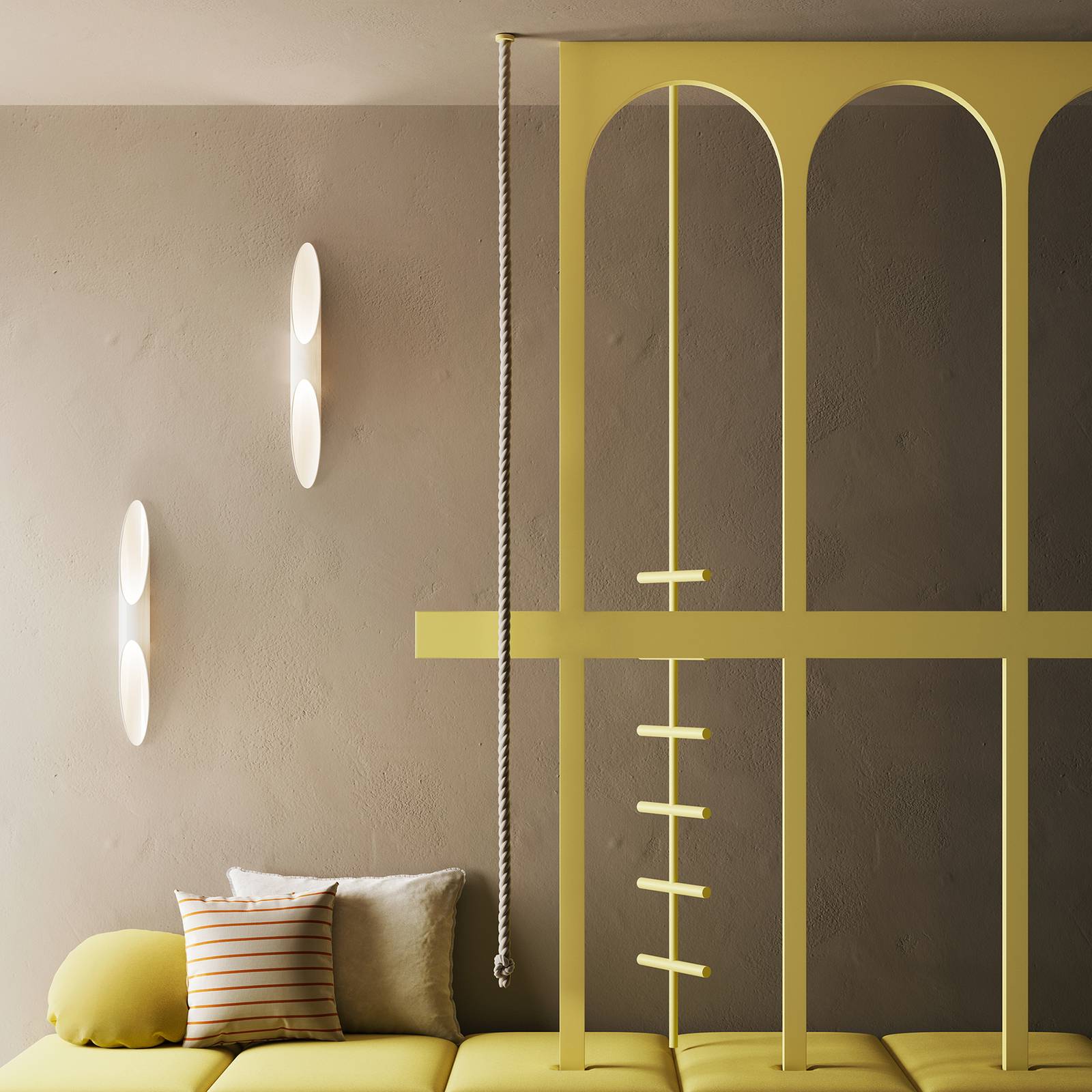 Kundalini 035341BIEU Nástěnná svítidla