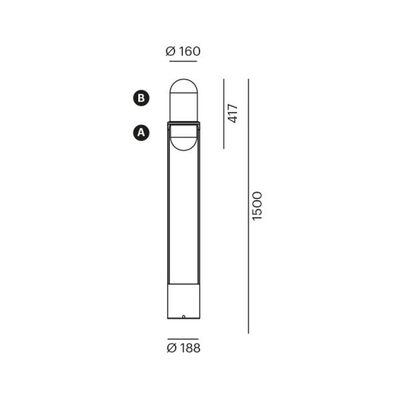 LOUM 737-60009phz Stojací lampy