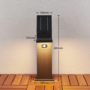 Lucande 9619180 Solární lampy s pohybovým čidlem