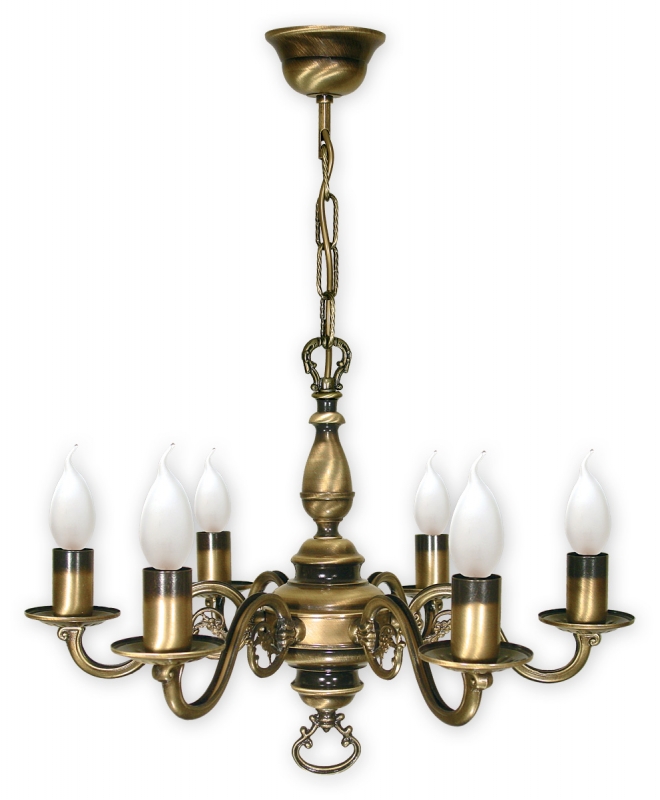 Lustr Lemir 386/W6 Svícen patina