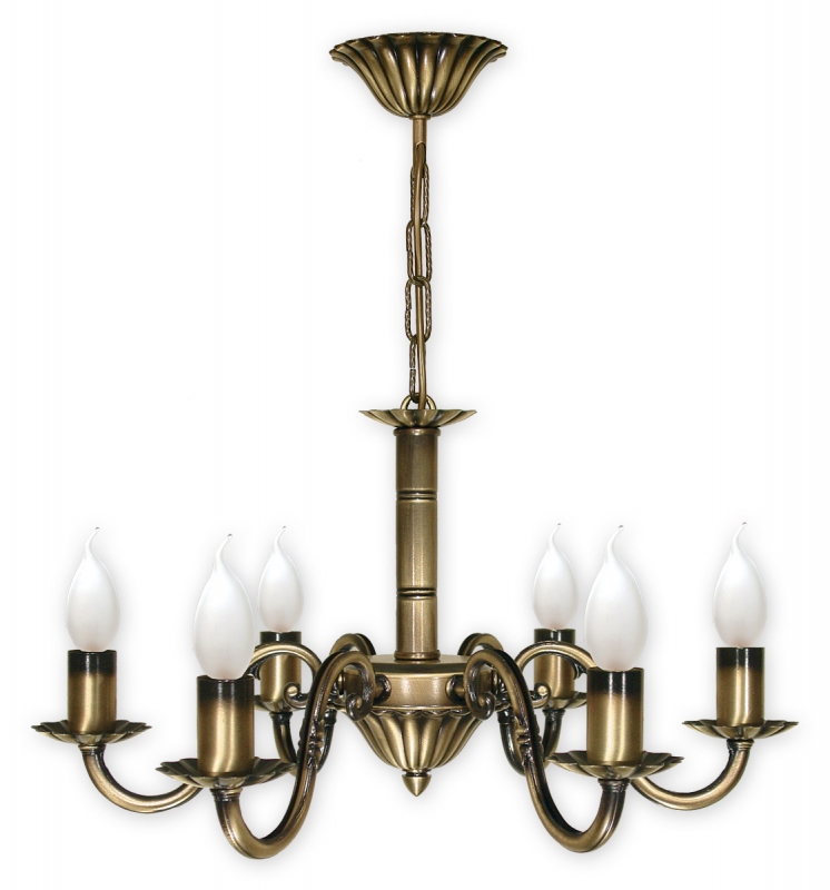 Lustr na řetězu Lemir O1006/W6 PRIMA patina