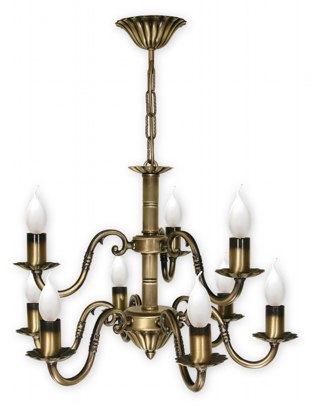 Lustr na řetězu Lemir O1007/W9 PRIMA patina