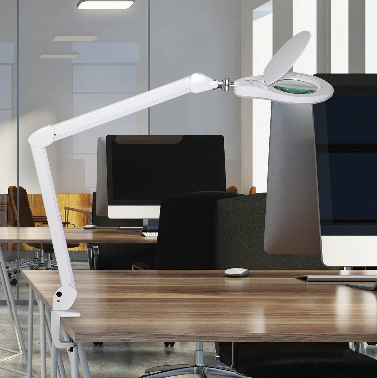 MAUL 8265802 Stolní lupy s osvětlením