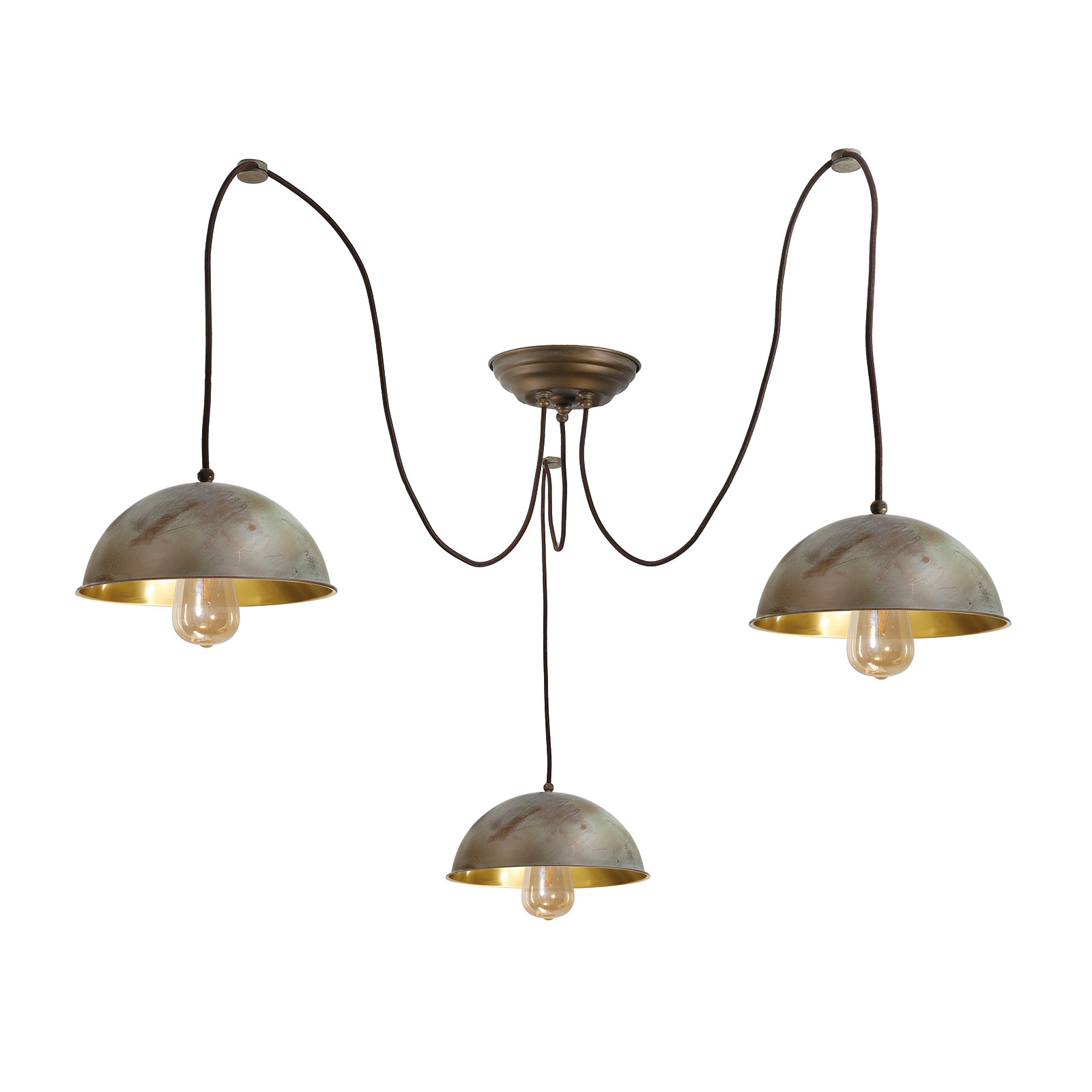 Moretti LUCE 3248.3L.AR.VS Závěsná světla