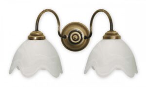 Nástěnné svítidlo Lemir 051/K2 FUKS patina