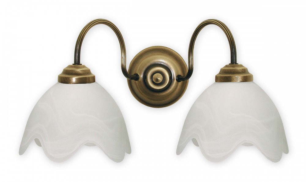 Nástěnné svítidlo Lemir 051/K2 FUKS patina