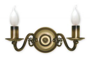 Nástěnné svítidlo Lemir 380/K2 Svícen patina