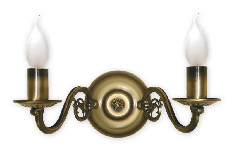 Nástěnné svítidlo Lemir 380/K2 Svícen patina