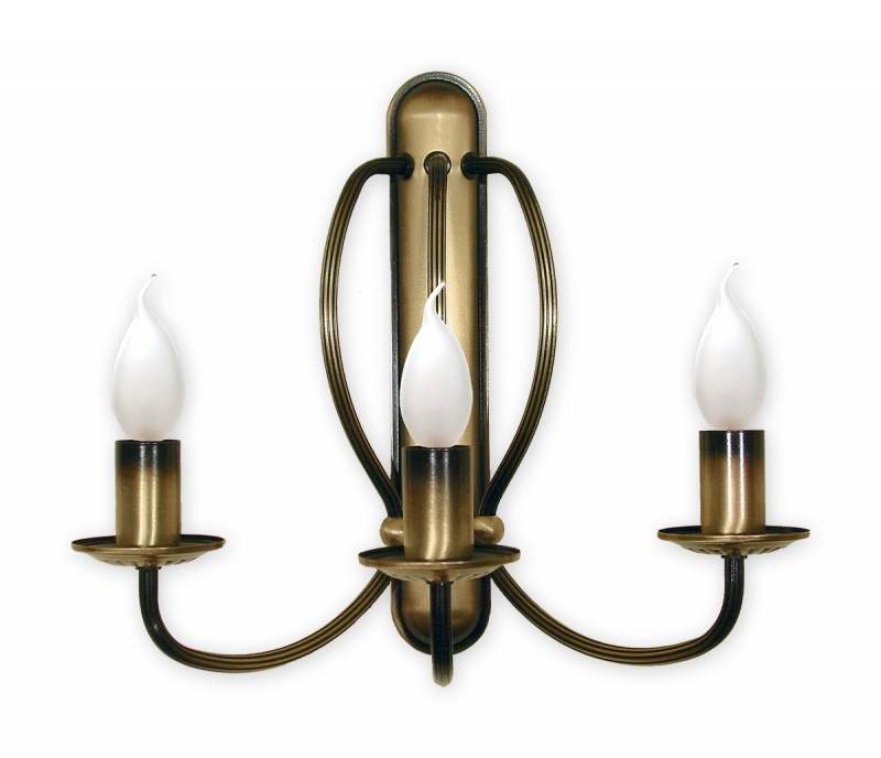 Nástěnné svítidlo Lemir 392/K3 KORONA patina