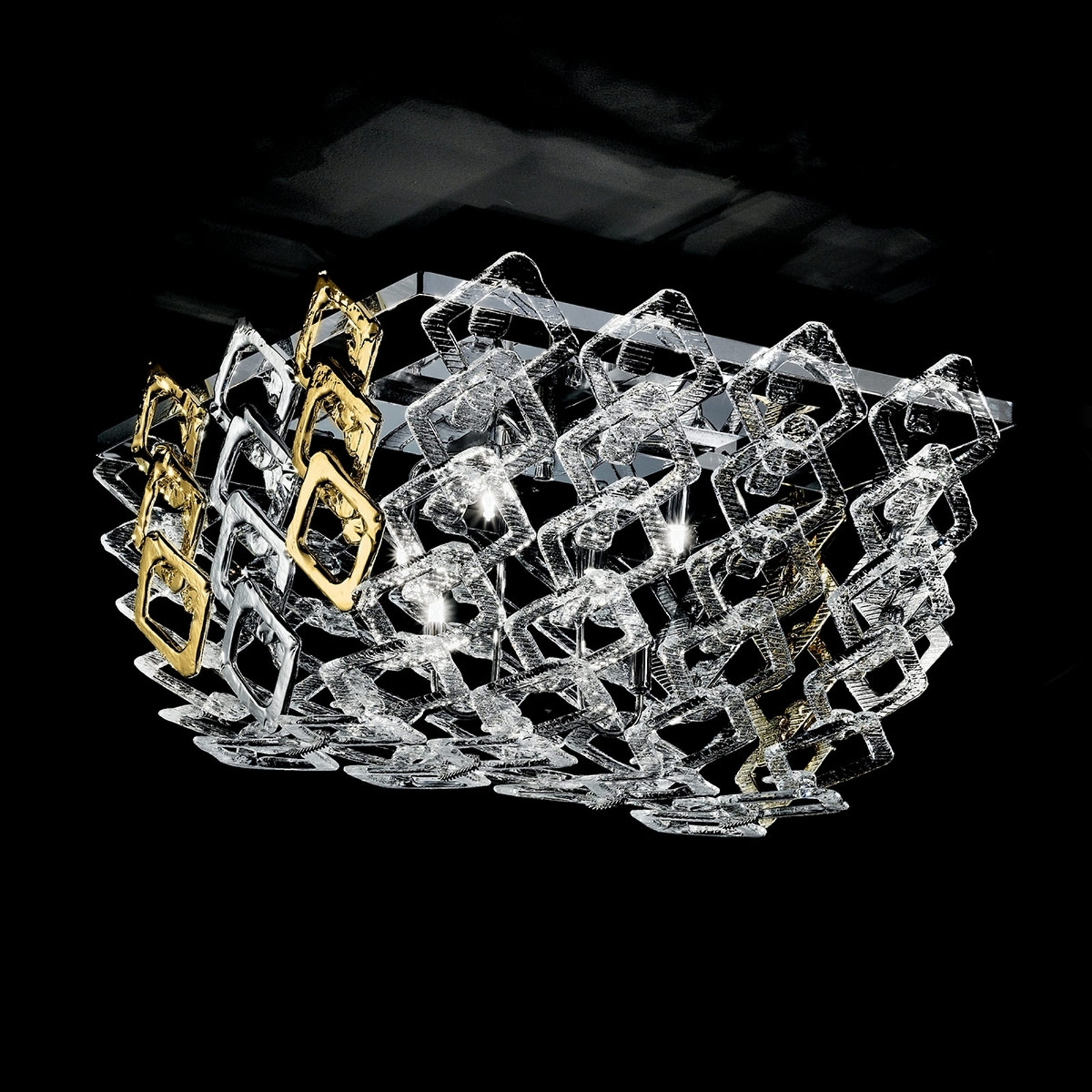 Novaresi QUADRUS/60x60 clear/ Stropní svítidla