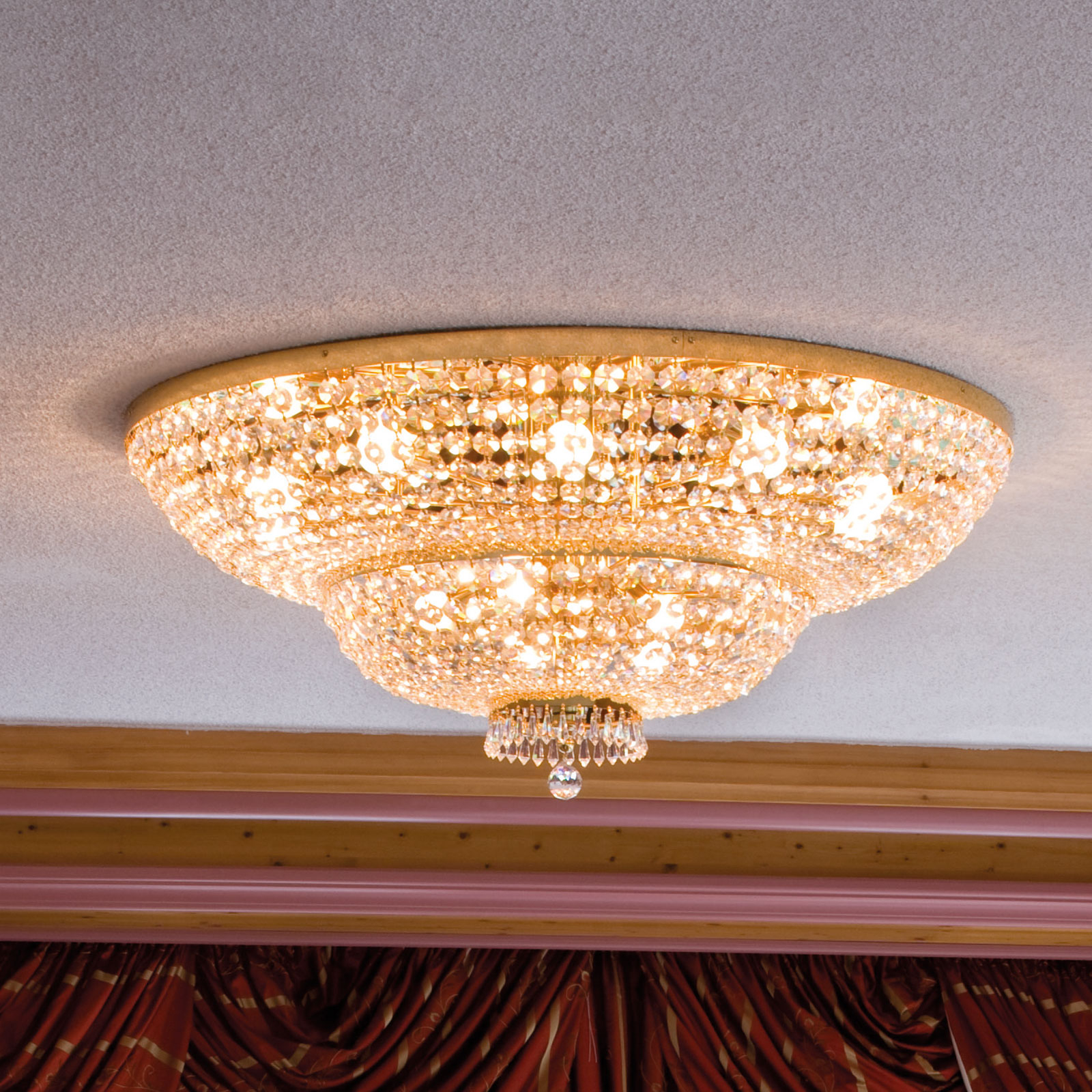 Orion DLU 2388/18/120 gold Stropní svítidla