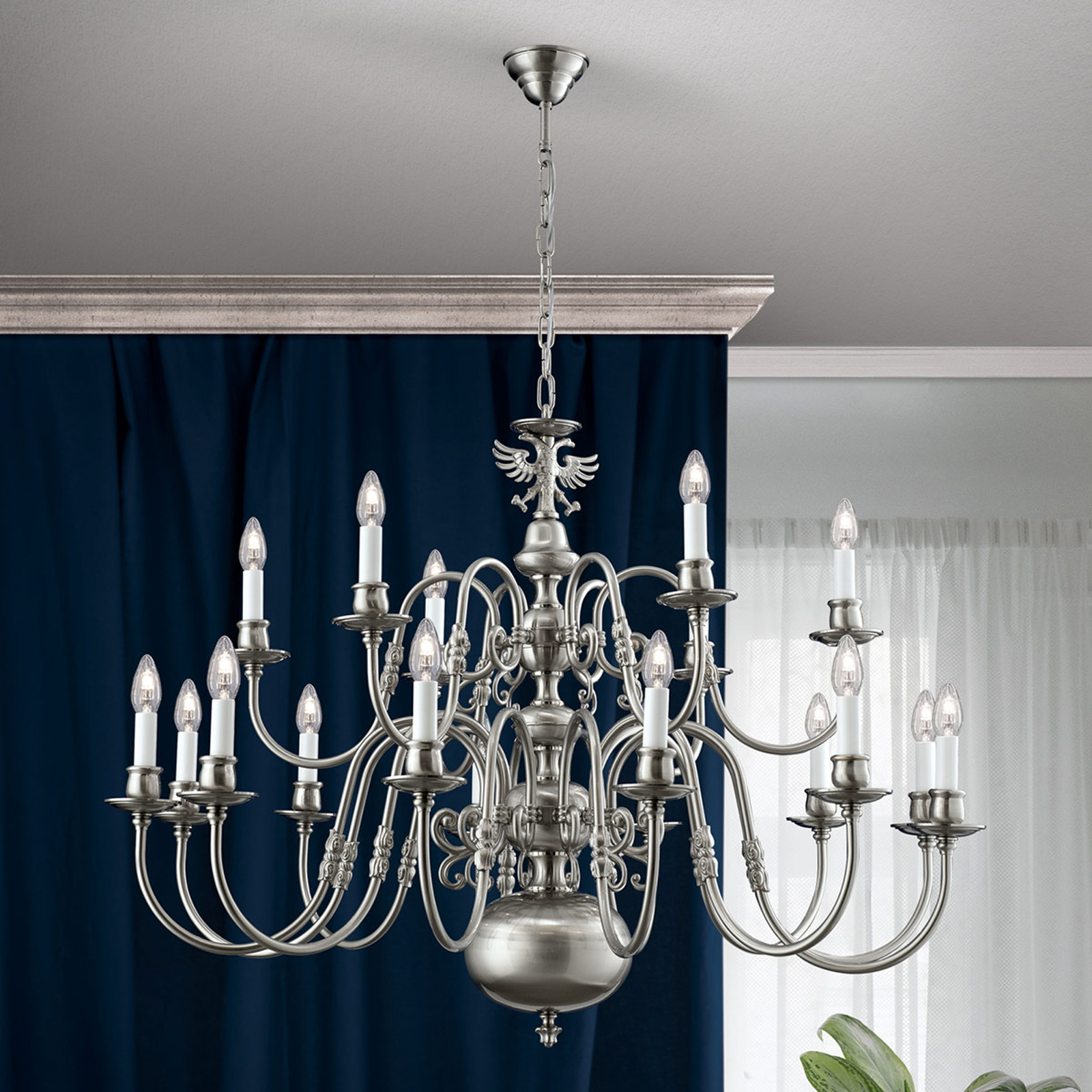 Orion LU 1239/12+6 satin m Lustry