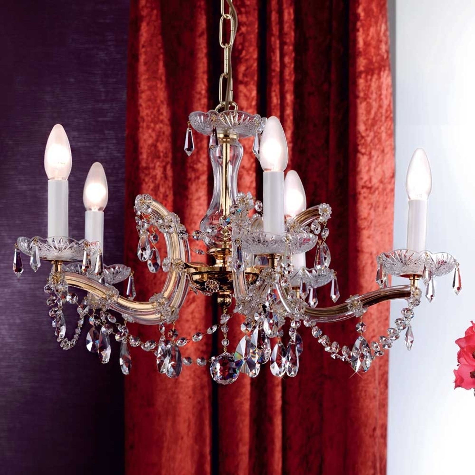 Orion LU 2211/5 MT-gold Lustry