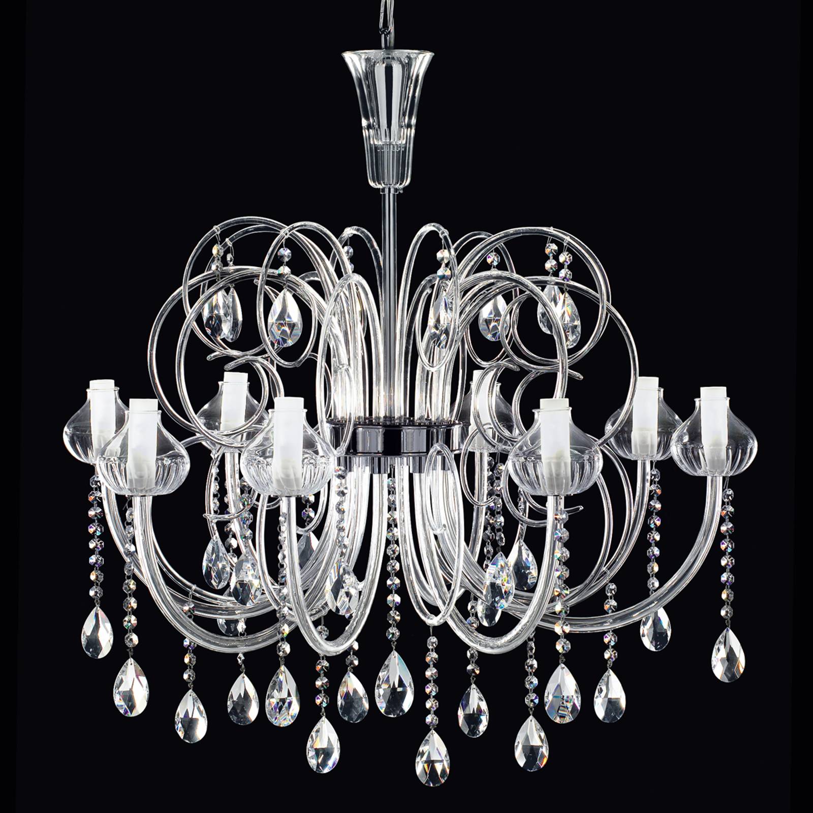 PATRIZIA VOLPATO 2082/8 cromo/clear c Lustry