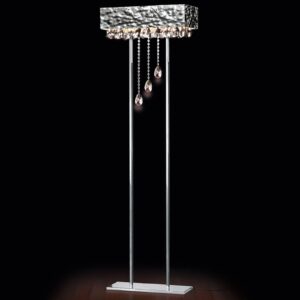 PATRIZIA VOLPATO 450/LT cromo/transpa Stojací lampy