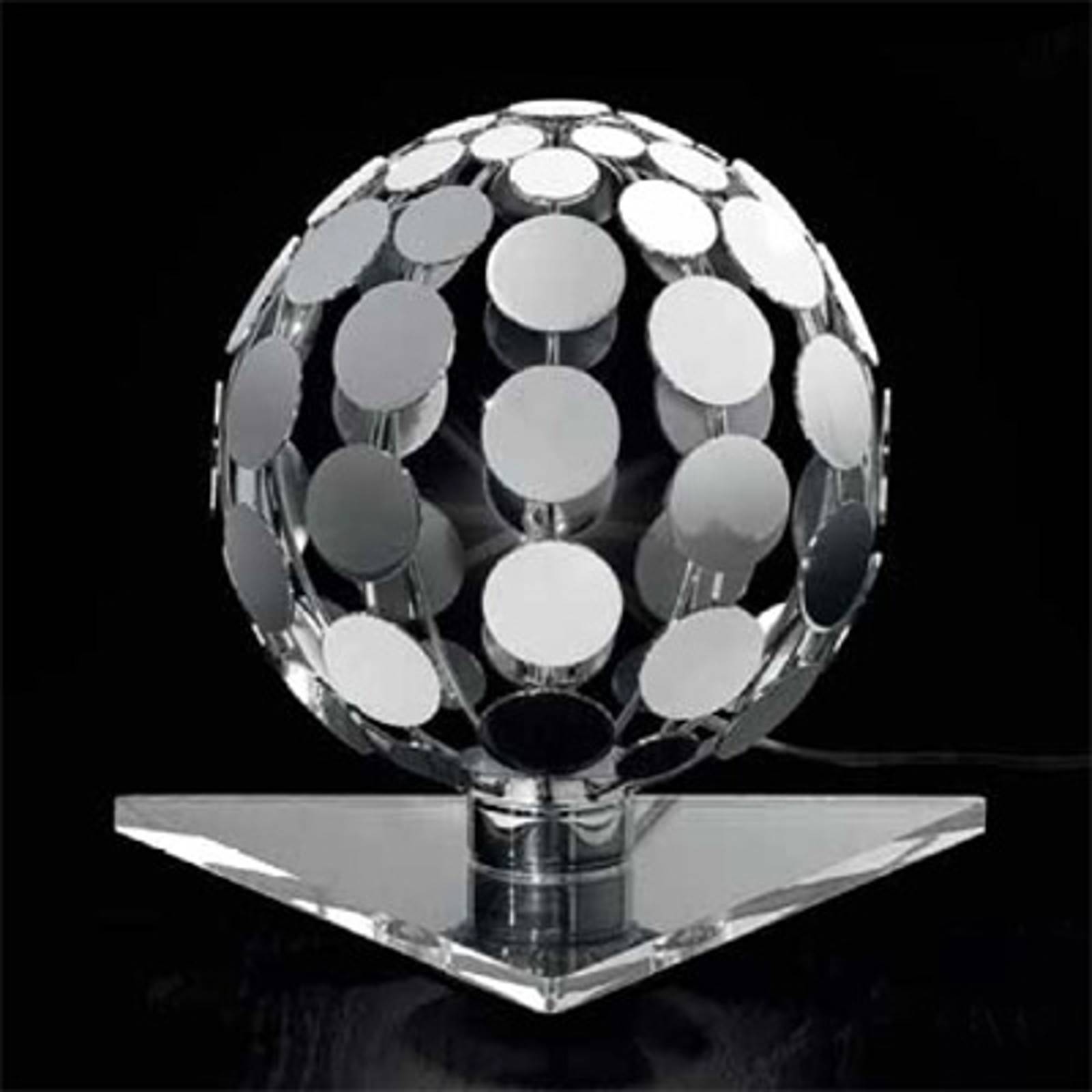 PATRIZIA VOLPATO 510/LP chromo/transp Stolní lampy na noční stolek