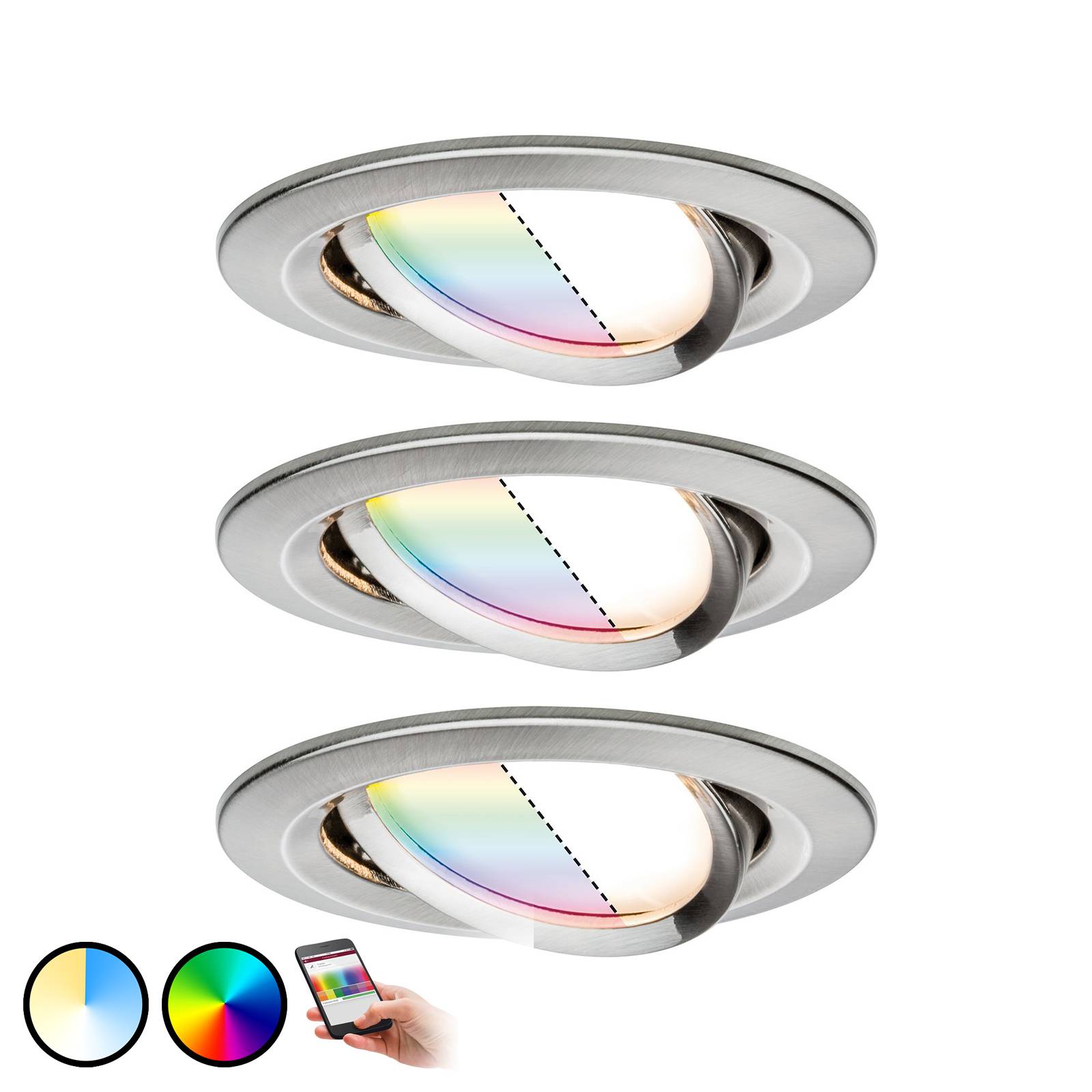 Paulmann 92965 Inteligentní zapuštěná světla