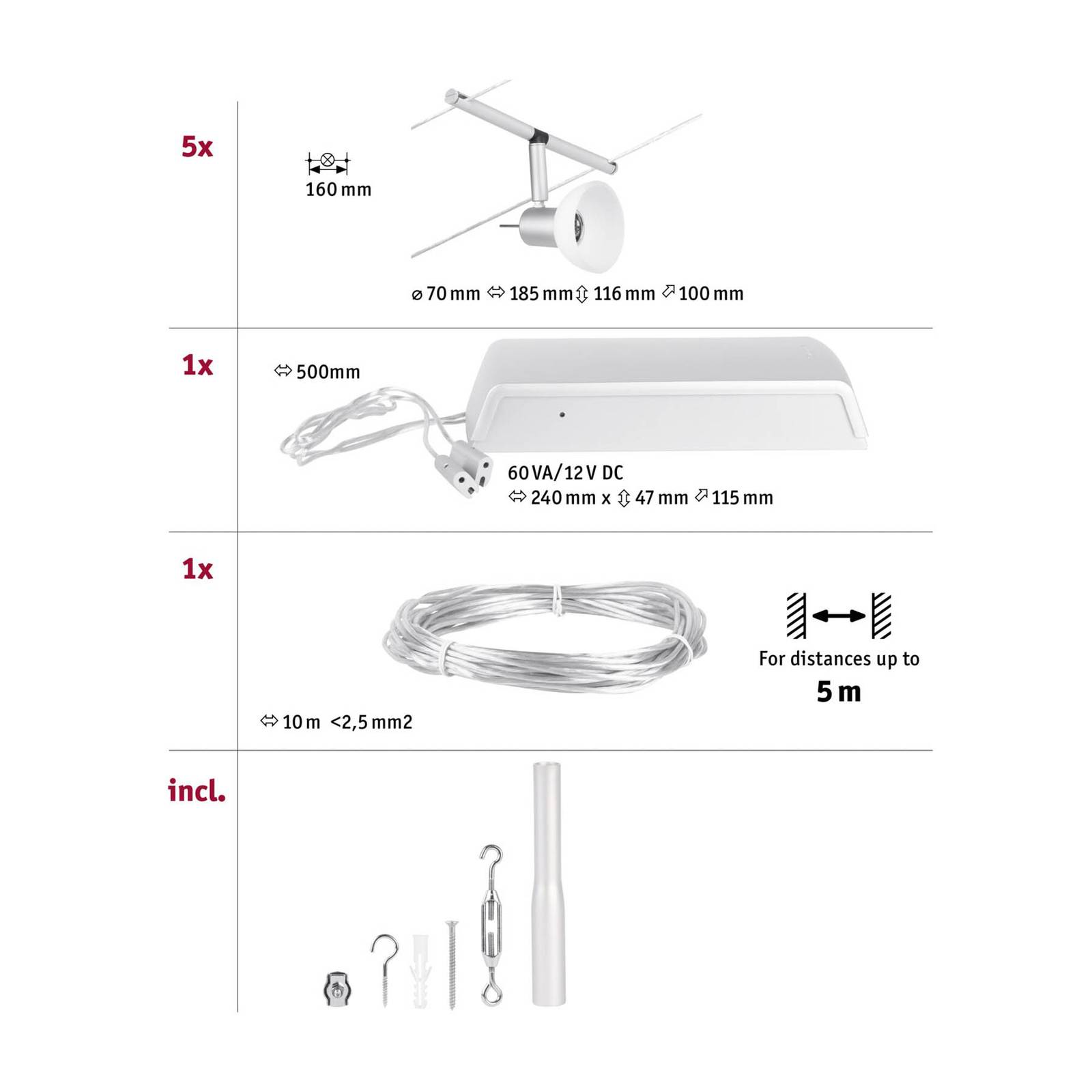 Paulmann Lankové systémy osvětlení