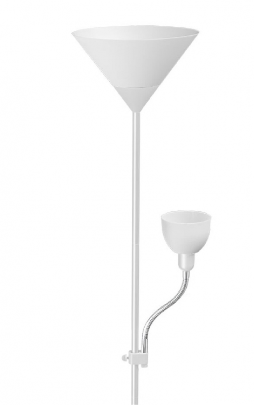 Podlahová lampa GTV Benfica LP-BENFICA2-00 bílá