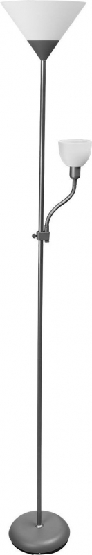 Podlahová lampa GTV Benfica LP-BENFICA2-80 šedá