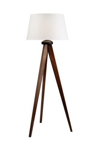 Podlahová lampa Lamkur Aida 35208 LP 1.98 tmavý ořech