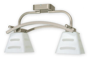 Přisazené stropní svítidlo Lemir O1412P SAT DIPOL matný chrom