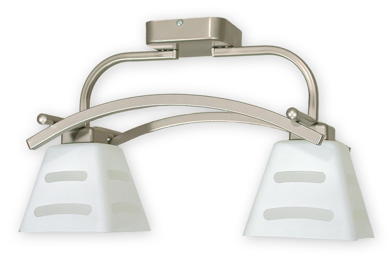 Přisazené stropní svítidlo Lemir O1412P SAT DIPOL matný chrom