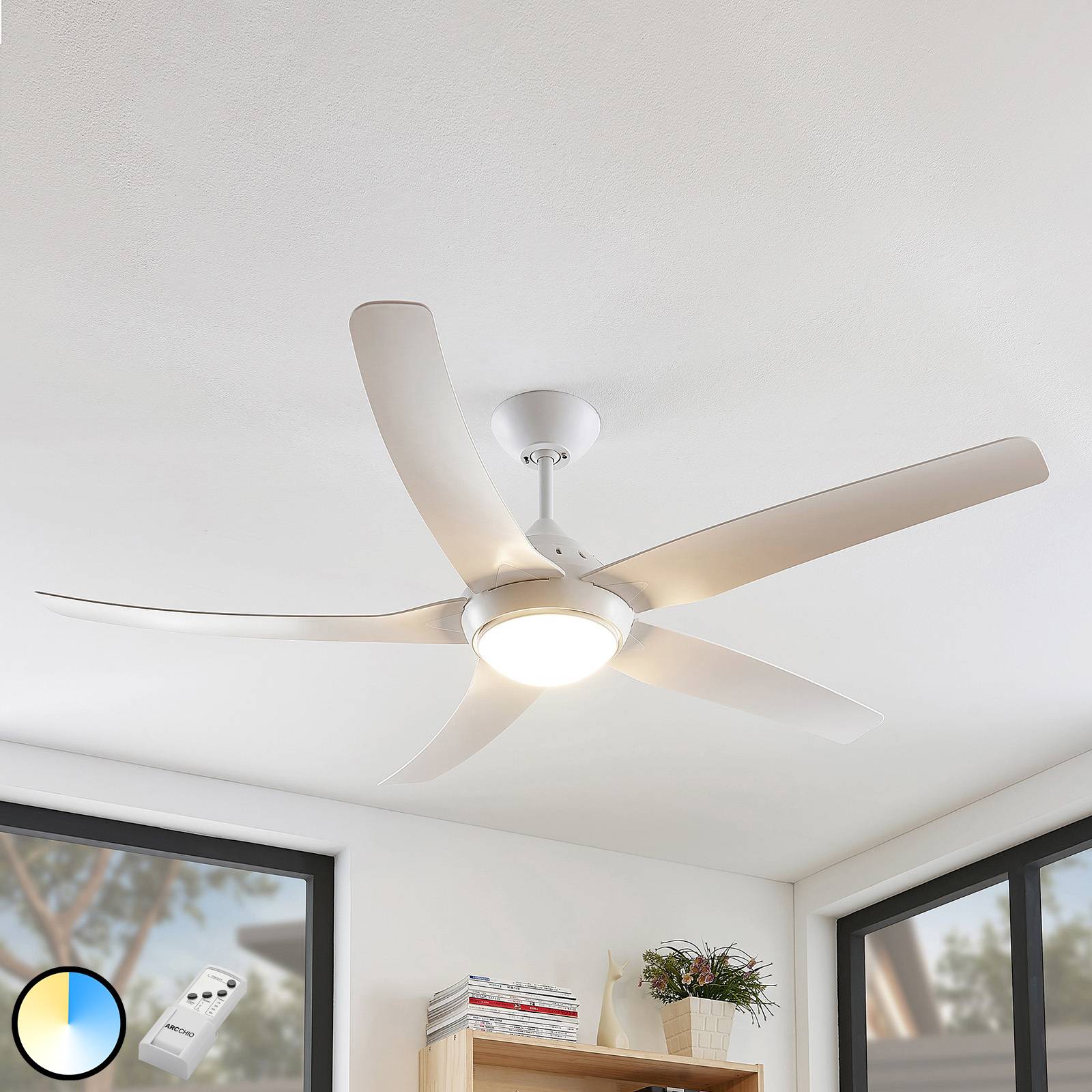 STARLUNA 9624668 Stropní ventilátory se světlem