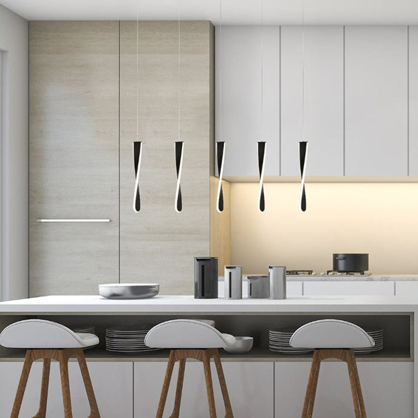 Searchlight 8675-5BK Závěsná světla