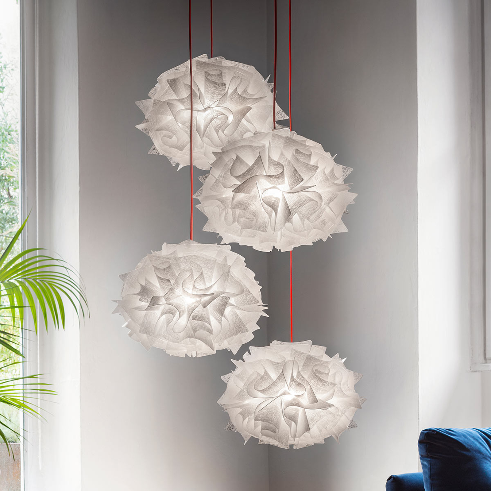 Slamp VEL78SOS1400BW000 Závěsná světla