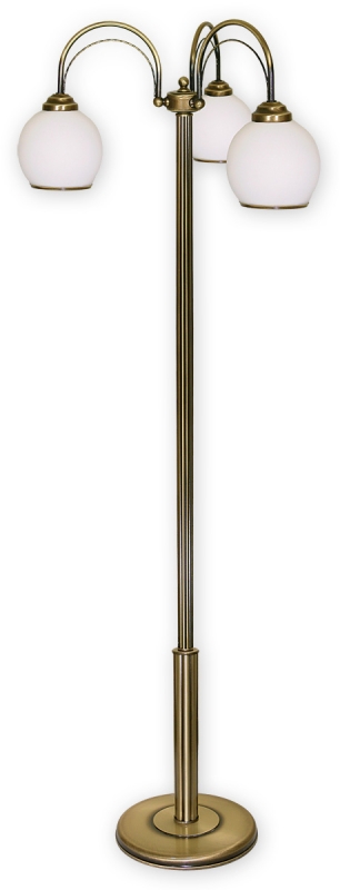 Stojací lampa Lemir 339/L3 KORAL patina
