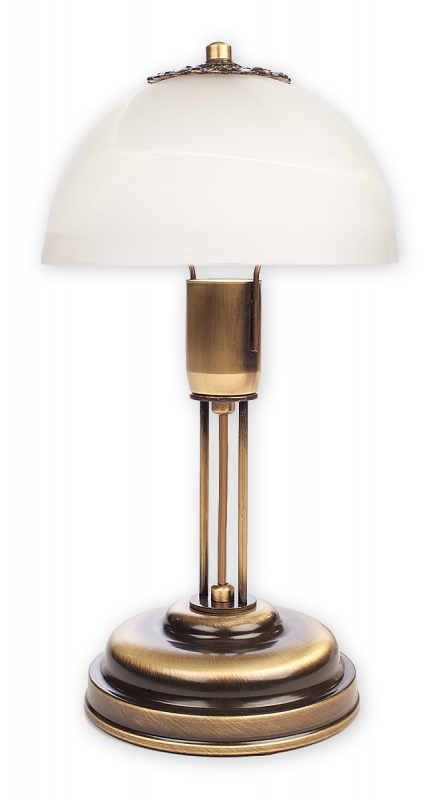 Stolní lampa Lemir O2128 L1 PAT ARKADIA patina