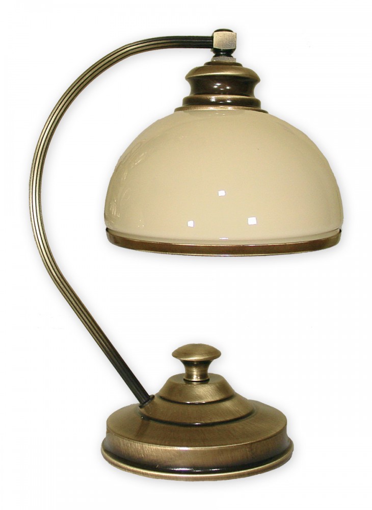 Stolní lampička Lemir 268/L1 OLIMP patina