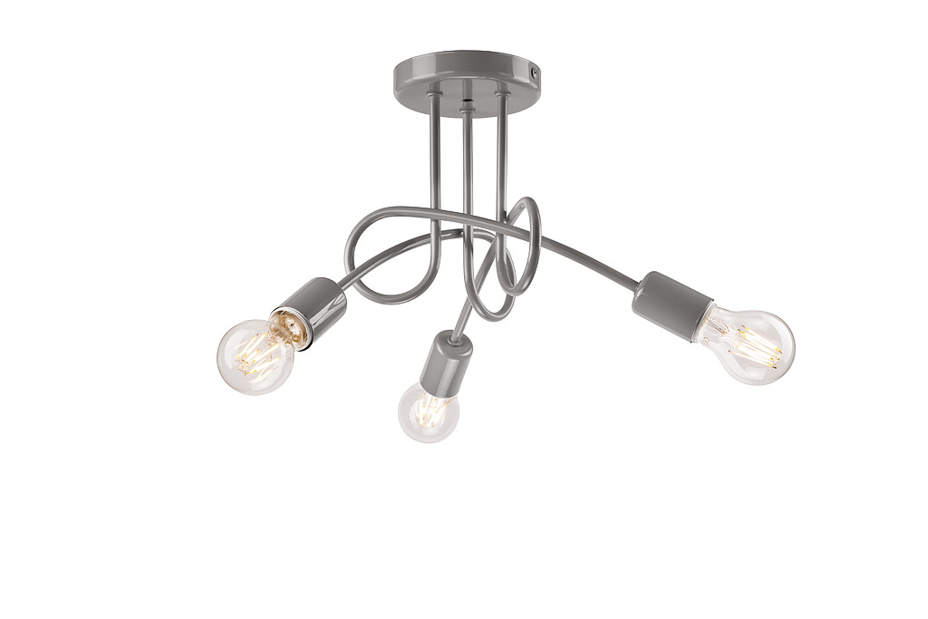 Stropní světlo Lamkur LM 3.79 31644 CAMILLA šedá