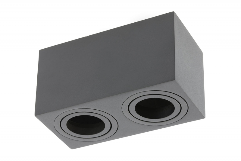 Stropní svítidlo GTV Aveiro duo OS-AV80160KW2-00 2x20 W černá