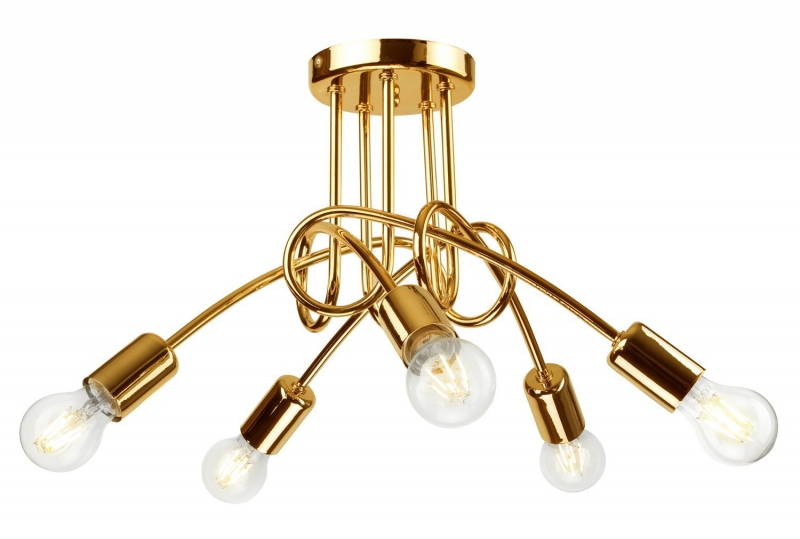 Stropní svítidlo Lamkur LM 5.79 36823 CAMILLA zlatá