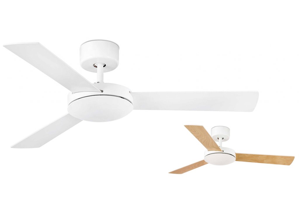 Stropní ventilátor Faro MINI MALLORCA 33603 bílá/javor