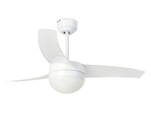 Stropní ventilátor se světlem Faro EASY 33415 bílá
