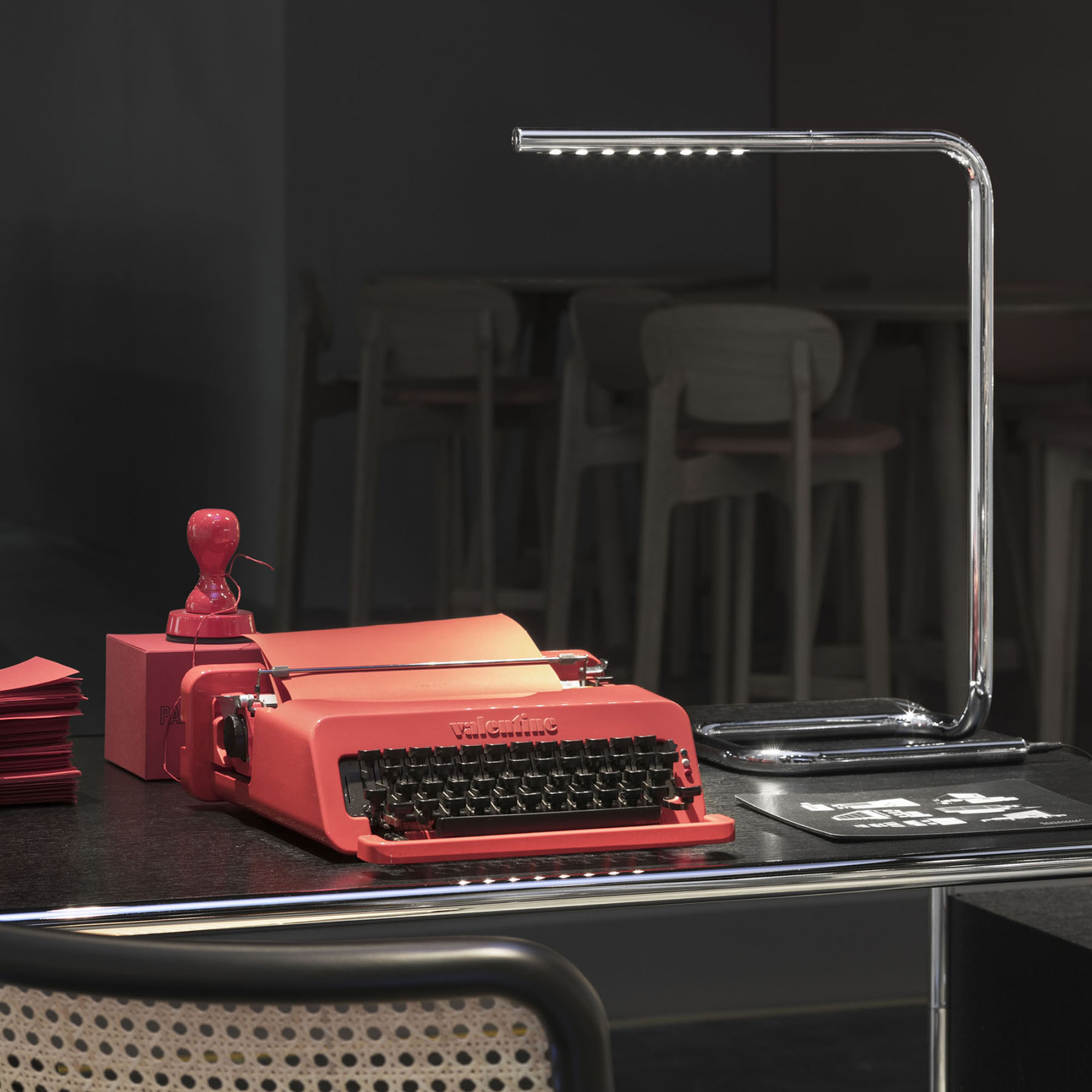 TECNOLUMEN TLUM 10 CHR Stolní lampy kancelářské