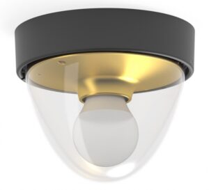 Venkovní svítidlo Nowodvorski 7976 NOOK černo-zlatá IP44