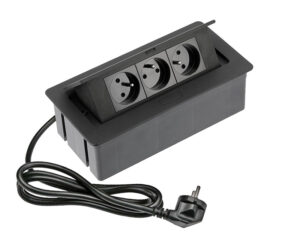 Výsuvná zásuvka GTV AE-PBSC3GU-20N černá