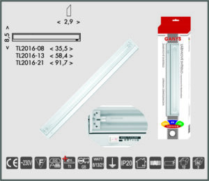Zářivka Ecolite Ganys TL2016-13W bílá